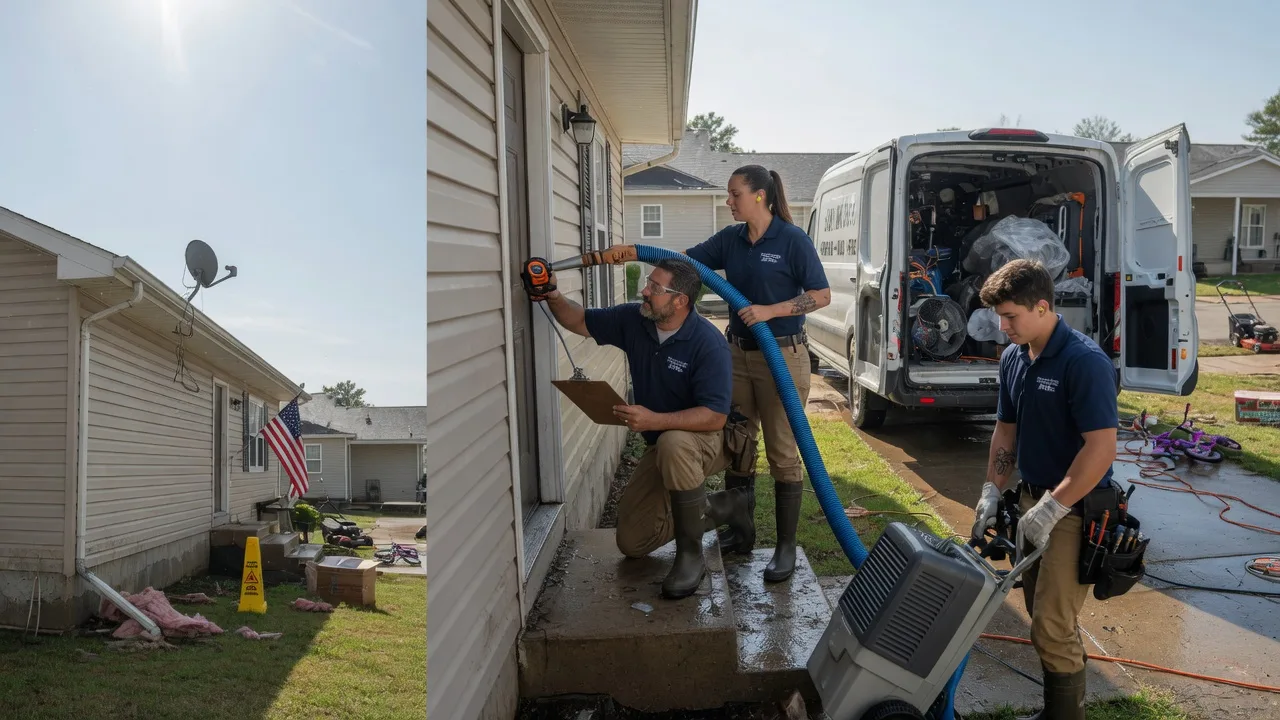 Ceiling Water Damage Restoration in Hartsburg, IL near me